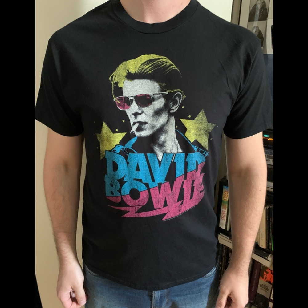 Men’s LG (Unisex) David Bowie Tee.